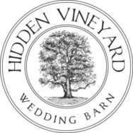 Hidden vineyard wedding barn